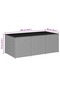 Garden Storage Box Poly Rattan 180x90x70 cm Grey - 3