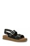 325625.Z6Fx Black Women's Flat Shoes Sandals - 2