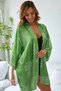Women's Summer Patterned Belt Piece Kimono - 2