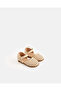 Infant Girls Beige Weave Ballerinas - 2