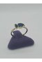 Carrot Figured Steel Children's Ring with Colorful Enamel Embroidery, Yellow Gold Color Plated, Adjustable Size