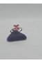 Cherry Steel Children's Ring with Colorful Enamel Embroidery, Yellow Gold Color Plated, Adjustable Size - 8