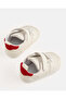 Baby White Velcro Pram Shoes - 4
