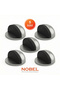 Half moon adhesive door stopper, door buffer, metal door stop holder inox