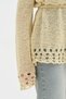 Women's Knitwear Knitted Waist Belt Detail Long Sleeve Design Blouse - 7