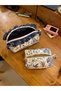 Vintage Floral Patterned Makeup Bag Pieces – Fabric Cosmetic Organizer - 2