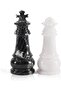 Marble Black & White Salt and Pepper Shaker Set, Premium Kitchen Spice Containers for Kitchen