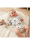 Stitch Themed Cotton Piece Baby Bodysuit - White - 6-12 Months - 3