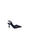 Ceylan 93 Women's Black Closed Toe Open Back Stiletto Heel U Evening Dress Shoes