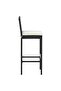 Garden Bar Stools with Cushions 2 pcs Black Poly Rattan - 5