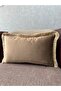 Imported İ Silk a Velvet Brown Color Püs Tasseled Rlent Case 30X50 - 3