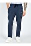 Basic Regular Fit Indigo Melange Track Pant