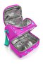 Kids Neon Pink Aqua Green Kaljh Patterned Thermo Two-Layer Nutrition Container Bag I 37212 - 2