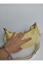 Women's Yellow Shoulder Bag with Double Straps Mini Baguette Bag - 5