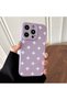 iPhone 14 Pro Max Compatible Plain Star Patterned Liquid Silicone Case, Full Protection, Soft - 3