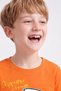 Boys' Summer Set Cotton Pieces Printed Short Sleeve T-Shirt and Shorts 2-Piece Set - 5