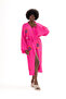 100% Organic Cotton Moon Pattern Printed Muslin Kimono Kaftan, Dressing Gown - 6