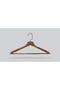 Wooden (Black Hook Lama) Bar Hanger for Shirts and Trousers, Walnut Color, 8 Pieces - 2
