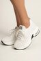 Carole Imported Special Series Women's Sneakers with Glitter Stone Details and Hidden Cushioning, White - 3