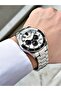Functional Silver Color Sapphire Glass Steel Band Steel Case Men's Wristwatch 1142Mr - 4