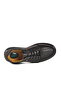 Black Orthopedic Genuine Leather Men's Casual Shoes - 4
