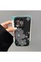 iPhone 16 Pro Compatible Floral Print Liquid Silicone Case, Full Protection, Soft and Comfortable, High Quality - 5