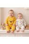 Murat Baby Unisex %100 Cotton Winnie the Pooh 2-Piece Jumpsuit 0-3 and 3-6 Months