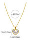 Zircon Heart Shape Pendant Necklace - 4
