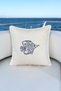 Cushion Cover 45X45 Set of 3 Marine Embroidered Fish Pattern Water-Repellent Outdoor K Linen Boat Garden - 2