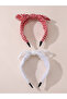 Pack of 2 - Checked Print Lace Headband