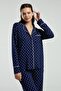 Premium Viscose Cotton Pcs Long Sleeve Women's Shirt Pajama Set - 2