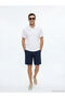 Navy Blue Loose Fit Men's Shorts