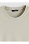 Beige Crew Neck Men's T-Shirt - 6
