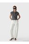 Vizyon New Season Shirt Collar Women's Jean Vest - 2