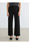 Elastic Waist Textured Women's Trousers - 2