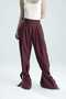 Mara Paça Belt Detail Plum Pants - 2