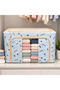Foldable Clothes Storage Box with Steel Frame– Organizer - صندوق تخزين ملابس قابل للطي مع هيكل معدني - 4
