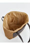 Beige Women's Straw Beach Bag - 4