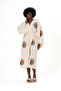 100% Cotton Muslin Kimono, Sun Eye Printed Kaftan, Kimono, Dressing Gown, Beach Wear - 6
