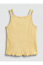 Nevavm U-Neck Double Strap Camisole Girls' Undershirt with Difference in Color - 2