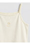 Seray New Season Square Collar Printed Girls' Undershirt 2-Pack - 7