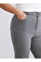 Trendlucky Plus Size Flare Women's Jean Pants with Difference - 3