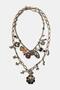 2-Piece Gold Tone Heart Pendant Necklace - 7