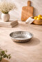 Silver Stainless Steel Presentation Plate Appetizer Serving Plate Bowl Decorative Breakfast Plate - 1 Piece - 2