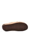 Beige Faux Leather Women's Slippers - 5