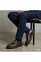 (Bozkaya) Inside and Outside H Genuine Leather Eva H Lightweight Sole Classic Men's Shoes Brown - 4