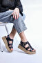 Lessie Genuine Leather Soft Material Wedge Sole Women's Sandals - 2