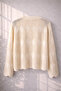 Spring Perforated Cardigan Women's Cream - 3