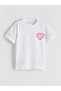 Nevavm Printed Girl's T-Shirt with Difference