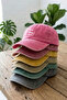Bad Hair Day Written Washable Unisex Hat - Vintage Metal Buckle Adjustable Printed Baseball Cap - 2
